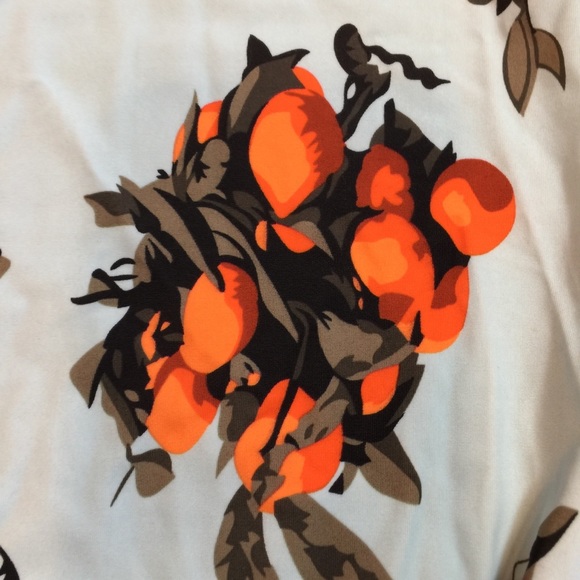 Vintage Pin Up Look Bathing Swim Suit Tangerines - Picture 7 of 8